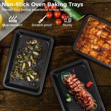 3Pcs Non-Stick Baking Tray
