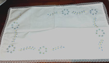 Hand Embroidered White Cotton
