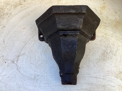 Vintage cast iron rain drain - vintage,