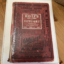 Kelly's Directory NEWPORT Monmouthshire 1957. 