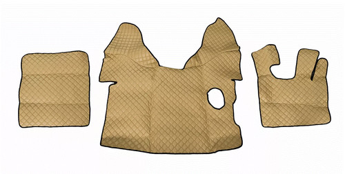 Beige eco leather - mats, daf