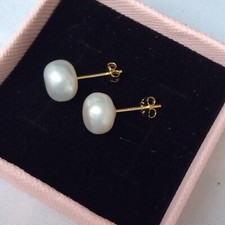 Sterling Silver 8.5mm Pearl