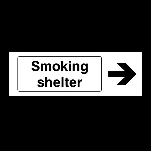 Smoking shelter right - shelter,
