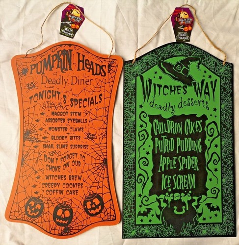 Halloween wall door plaque - wall,