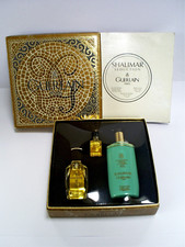 1980's GUERLAIN SHALIMAR SEDUCTION GIFT SET EDT  PARFUM DE TOILETTE BODY LOTION