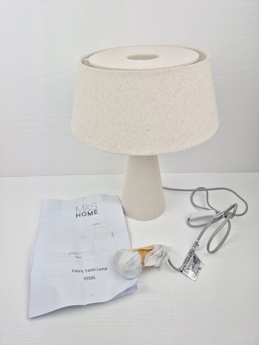 Fabric table lamp - m&s, –