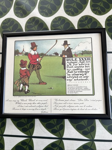 Rare framed vintage copy - , of