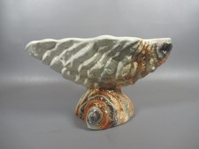 vintage ceramic Sylvac kitsch shell planter pedestal dish bowl vase