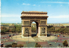 Postcard France Paris Arc de