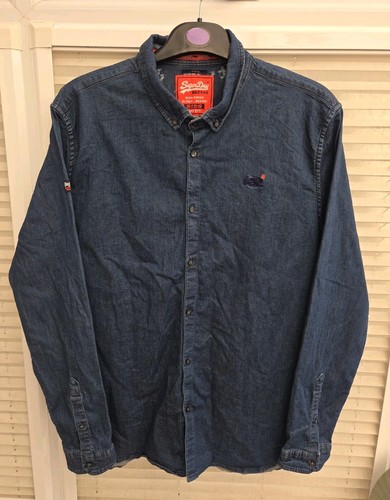 Mens 3xl xxxl superdry indigo - 3xl,