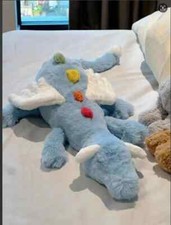 Large Sky Blue Dragon Plush