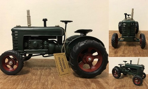 New metal tin tractor model - tractor,