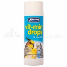 Johnson's Bird Vit-min Drops Vitamins for Budgies, Canary 100ml