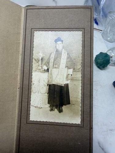 Antique catholic clergy photo - catholic,