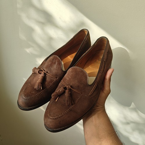 Alden lhs tassel loafers brown - alden,