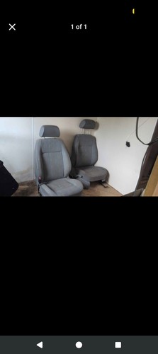 Caddy van front - front, seats