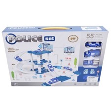 Kids Police Car Parking Garage