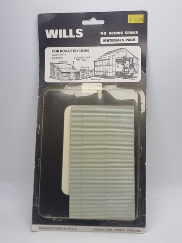 Wills scale corrugated iron - corrugated,