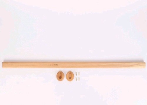 Wooden wardrobe rod - wardrobe,