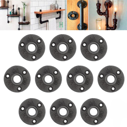 10pcs black malleable - 10pcs, 1/2"