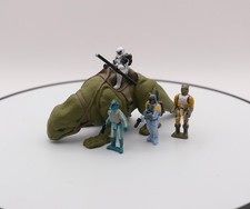 STAR WARS  MICRO MACHINES ACTION FLEET DEWBACK CREATURE AND TATOOINE FIGURES
