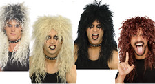 80s Hard Rocker Wig Mens