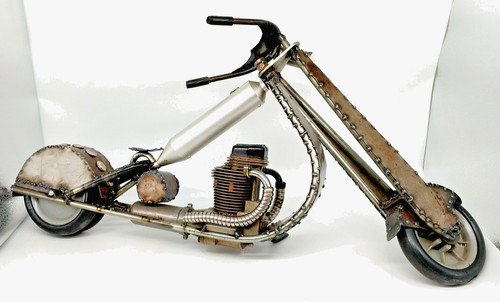 Handmade welded steampunk toy - welded,