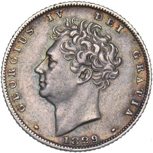 1829 sixpence george iv - sixpence,