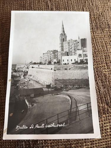 Vintage rppc malta paul - malta, paul’s