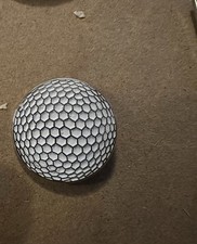 White Golf Ball Enamel Pin