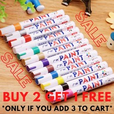 Paint Marker Pen Waterproof Oil Markers Pens Car Tyre Tire Tyres Metal Permanent