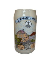 Vintage German stein 1 Litre Beer Mug 1990 Large Ceramic Collectable Alstadtfest