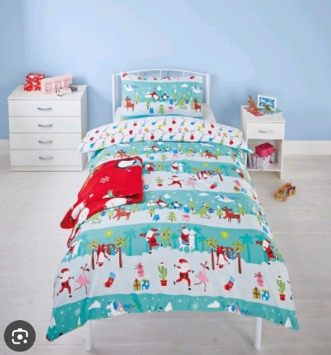 Christmas santa duvet - christmas,
