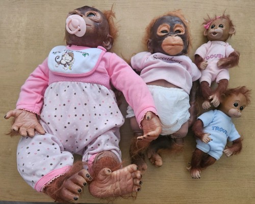 Ashton drake reborn - reborn, monkey