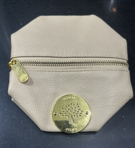 Mulberry beige leather makeup - beige,