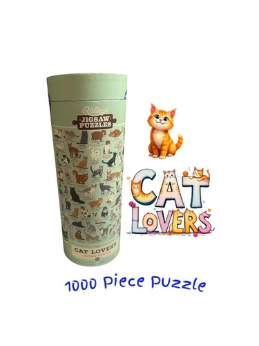 Cat lover 1000 piece jigsaw - lover's,