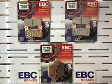 KAWASAKI Z900RS BRAKE PADS FULL SET FRONT AND REAR 2018 TO 2020 EBC SINTERED 
