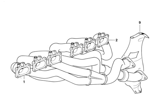 Bmw genuine front exhaust - genuine,