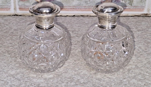 Pair art deco period - pair, silver