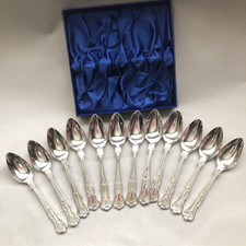 12x Kings Pattern Grapefruit Spoons in Silver Plate EPS A1, Sheffield 13.5cm L
