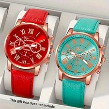 [Elegant Roman Quartz Watch]