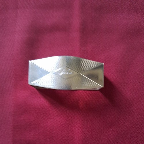 Solid silver napkin - napkin, ring