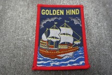 Golden Hind Woven Cloth Patch