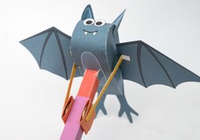 Paper Animation Kit kids craft christmas stocking filler Fluttering Bat
