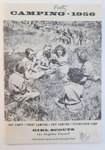 Camping 1956 day - 1956, girl