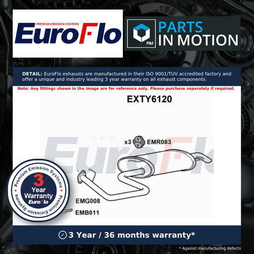 Exhaust back rear box - exhaust,
