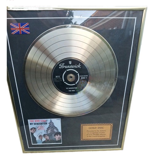 The who signed - signed, gold