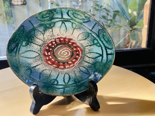 Vintage small enamel - vintage,