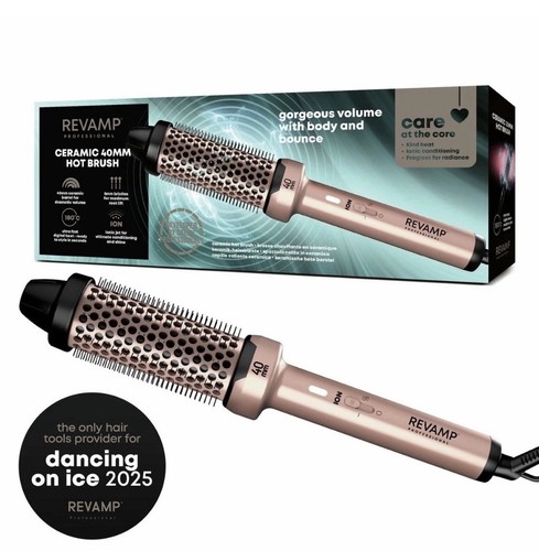 Revamp ceramic hot brush 40mm - ceramic,