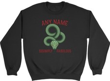 Personalised Any Name SSSimply Fabulous Snake Kids Sweatshirt Gift Jumper